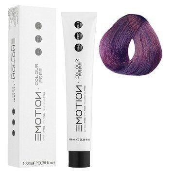 5/62 Стійка безаміачна крем-фарба для волосся KROM Emotion Colour Free - Світло-коричневий червоно-райдужний, 100 мл