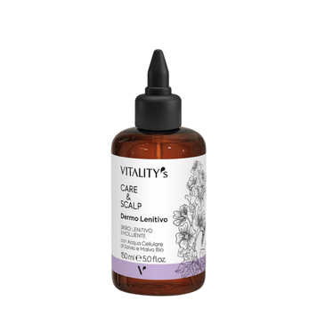 Пом'якшувальна заспокійлива сироватка Vitality's Emollient Soothing Serum &mdash; з мальвою, для чутливої шкіри голови, 150 мл