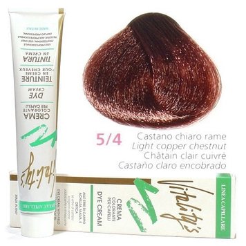 5/4 Фарба для волосся Vitality’s Collection – Мідний світлий шатен, 100 мл з екстрактами трав