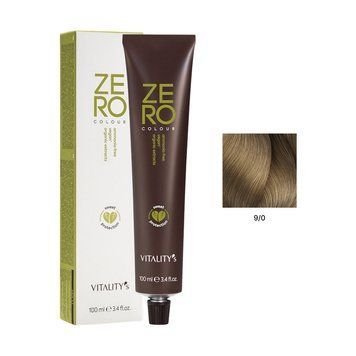 9/0 Фарба для волосся Vitality's Zero Vegan &ndash; Екстра світлий блонд, 100 мл веган формула