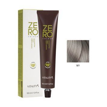 9/1 Фарба для волосся Vitality's Zero Vegan &ndash; Екстра світлий попелястий блонд, 100 мл веган формула