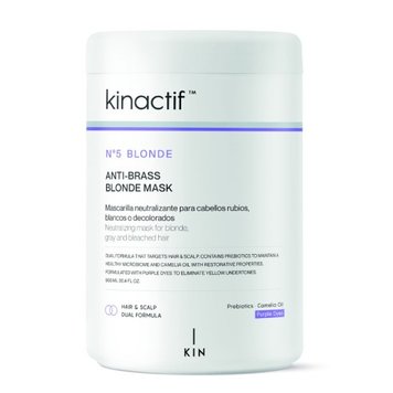 Маска для волосся анти-жовтизна KINACTIF №5 ANTI-BRASS BLONDE MASK, 900ml