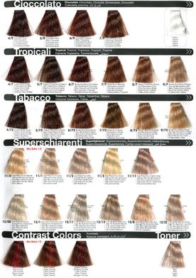6/73 Крем-фарба для волосся INEBRYA COLOR - Темно-русявий коричневий золотий, 100 мл на насінні льону і алое віра