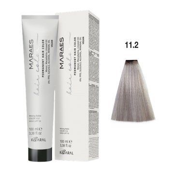 11/2 Фарба для волосся Kaaral Maraes Vegan Permanent Hair Color - Фіолетовий суперосвітлюючий, 100 мл