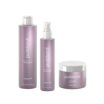 Набір Vitality’s Purblond Glowing Kit для догляду за світлим волоссям