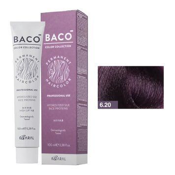 6/20 Фарба для волосся Kaaral BACO color collection - темний фіолетовий блондин, 100 мл