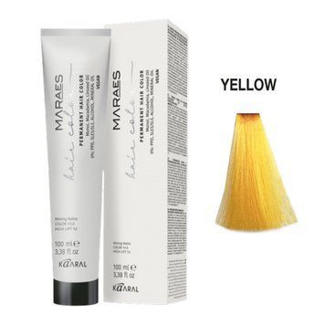 Yellow Фарба для волосся Kaaral Maraes Vegan Permanent Hair Color - Коректор жовтый Y, 100 мл