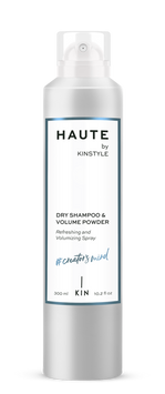 Сухий шампунь+пудра-спрей для об’єму волосся KINSTYLE Haute Dry Shampoo & Volume Powder, 300 мл