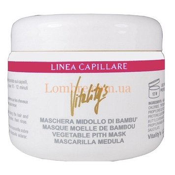 Маска Vitality’s Linea Capillare для волосся на основі серцевини бамбука, 500 мл