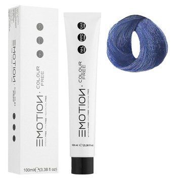 Синій Стійка безаміачна крем-фарба для волосся KROM Emotion Colour Free, 100 мл