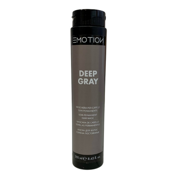 Тонуюча маска для волосся Krom Emotion Color Глибокий сірий (Deep Grey), 250 мл