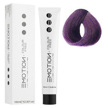 Темно-фіолетовий Стійка безаміачна крем-фарба для волосся KROM Emotion Colour Free, 100 мл