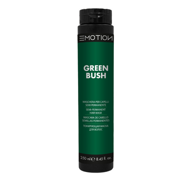 Тонуюча маска для волосся Krom Emotion Color Зелений (Green Bush), 250 мл