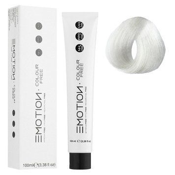 12/11 Стійка безаміачна крем-фарба для волосся KROM Emotion Colour Free - Інтенсивний попелястий світлий платиновий блондин, 100 мл