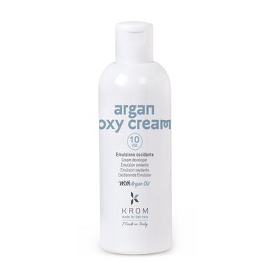 Окислююча емульсія Krom 10 vol 3% ARGAN OXY CREAM з олією аргани, 150 мл