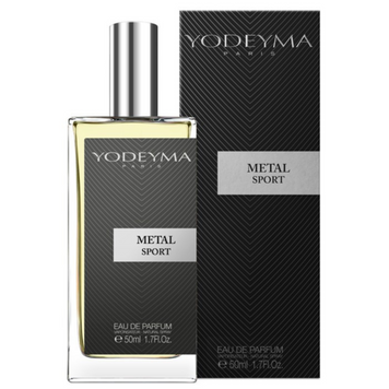 Чоловічі парфуми Yodeyma METAL SPORT - з нотами Мандарина, Водної ноти та Ветиверу, 50 мл