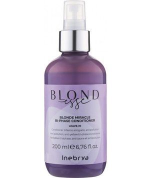 Двофазний кондиціонер для світлого волосся INEBRYA Blondesse Blonde Miracle Bi-Phase, 200 мл