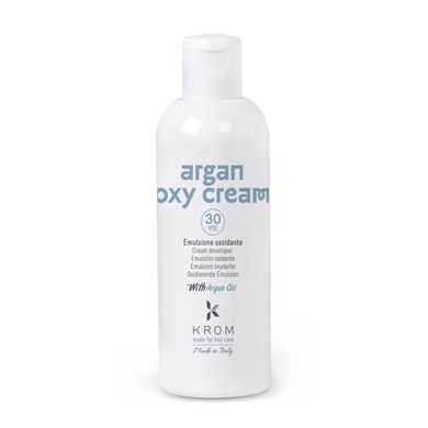 Окислююча емульсія Krom 30 vol 9% ARGAN OXY CREAM з олією аргани, 150 мл