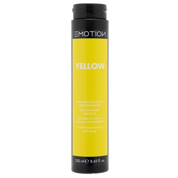 Тонуюча маска для волосся Krom Emotion Color Жовтий (Yellow), 250 мл