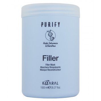 Маска з кератином і гіалуроновою кислотою для зневодненого і ламкого волосся Kaaral Purify Filler, 1000 мл