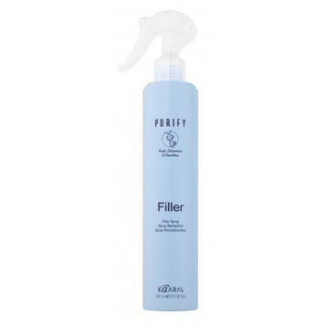 Спрей-наповнювач з кератином і гіалуроновою кислотою для волосся Kaaral Purify Filler, 300 мл