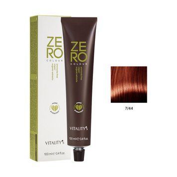 7/44 Фарба для волосся Vitality's Zero Vegan &ndash; Інтенсивно-мідний блонд, 100 мл веган формула