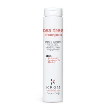 Шампунь KROM TEA TREE очищуючий для жирного волосся з ментолом, 250 мл