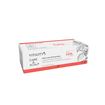 Зміцнюючі ампули Vitality's Strengthening Treatment &mdash; проти випадіння волосся, з кофеїном та м'ятою, 10 шт. x 7 мл