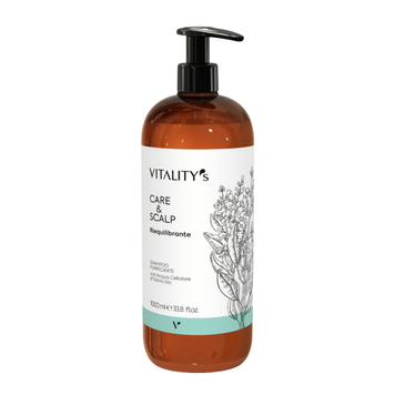 Відновлюючий очищаючий шампунь Vitality's Purifying &mdash; з органічною шавлією, для проблемної шкіри голови, 1000 мл