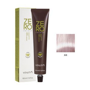 8/8 Фарба для волосся Vitality's Zero Vegan &ndash; Ірисовий світлий фіолетовий блонд, 100 мл веган формула